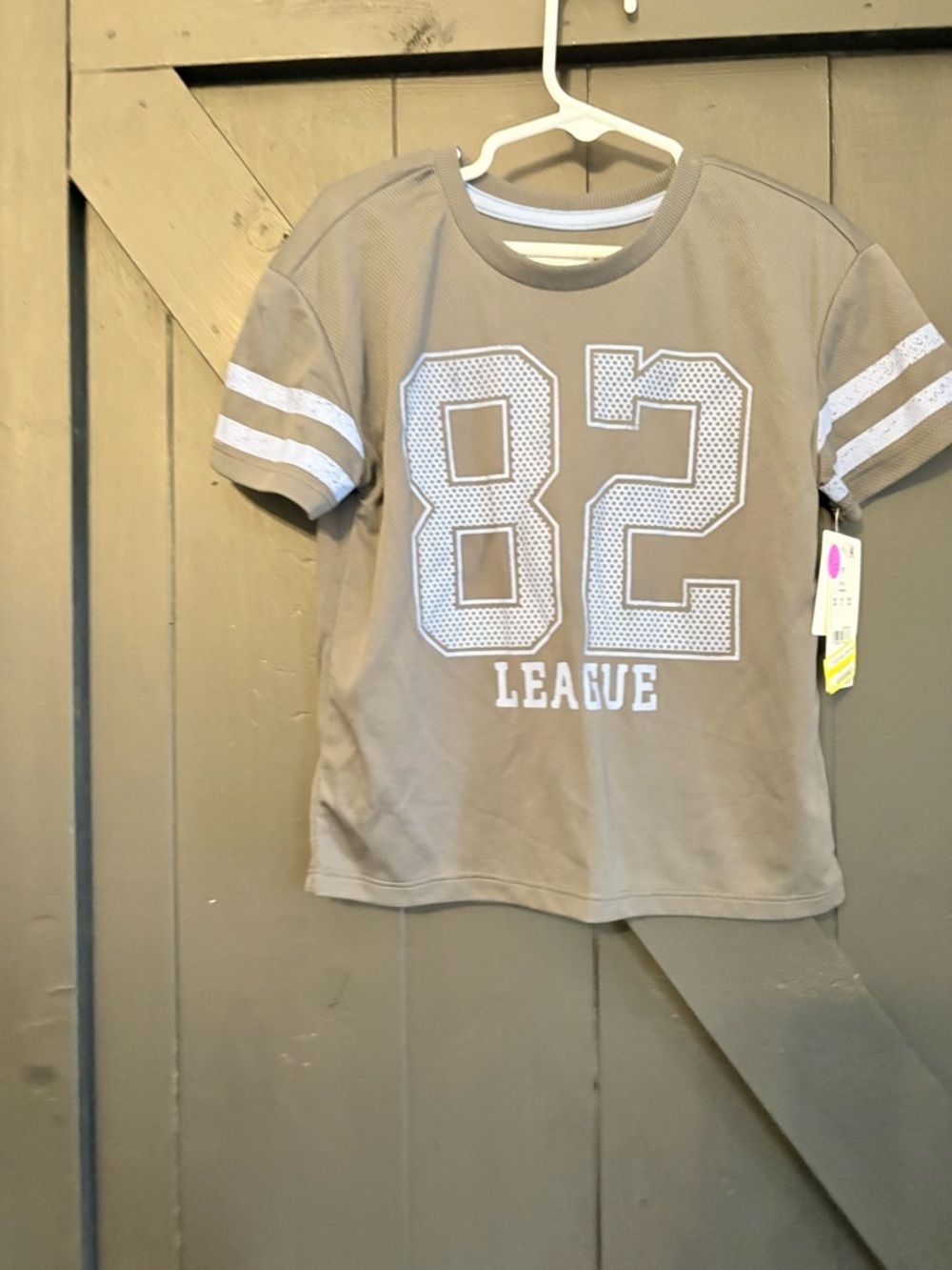 Kids 82 League Short Sleeve Tee - Taupe
